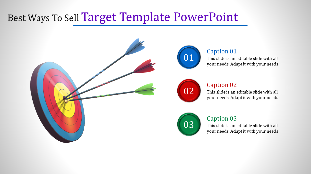 target template powerpoint-Best Ways To Sell Target Template Powerpoint